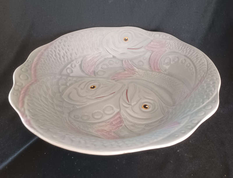 Vintage fish themed bowl by Shorter and Son