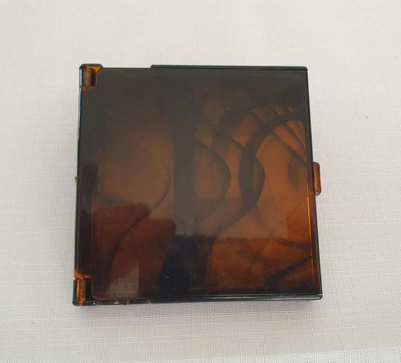 Vintage ladies bakelite faux tortoise shell compact 3 mirror set