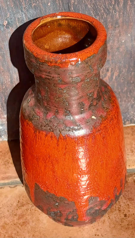 Vintage Carstens Tonnieshof Fat Lava Vase
