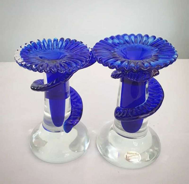 Twi exquisite Sommerso Candle Holders