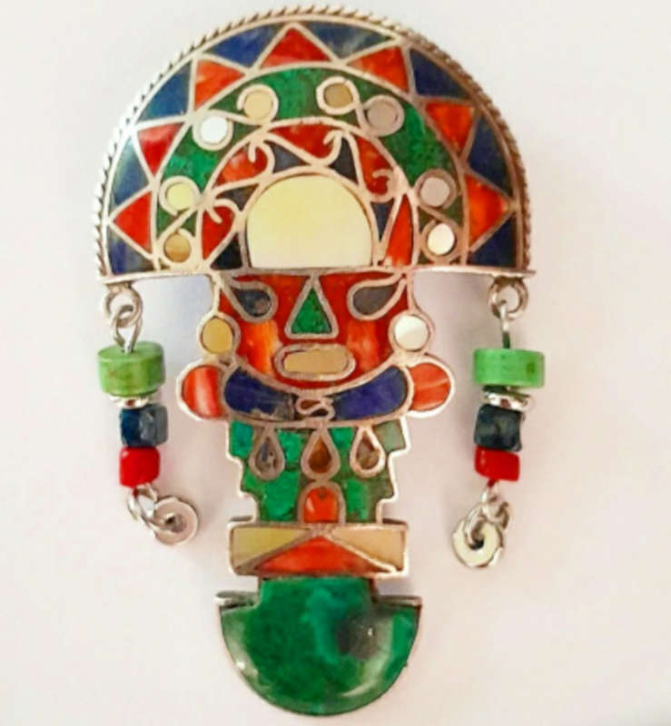 Vintage Peruvian Tumi Pendent