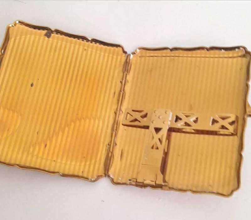 Vintage Gold-tone Stratton Cigarette Case
