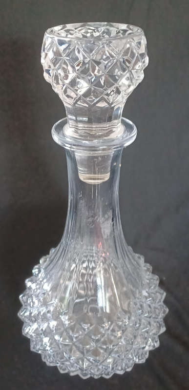 Cristal D'Arques Durand Longchamp Crystal Decanter