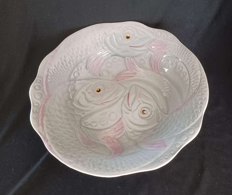 Vintage fish themed bowl by Shorter and Son