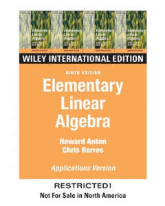 ELEMENTARY LINEAR ALGEBRA: WITH Applications - Paperback
