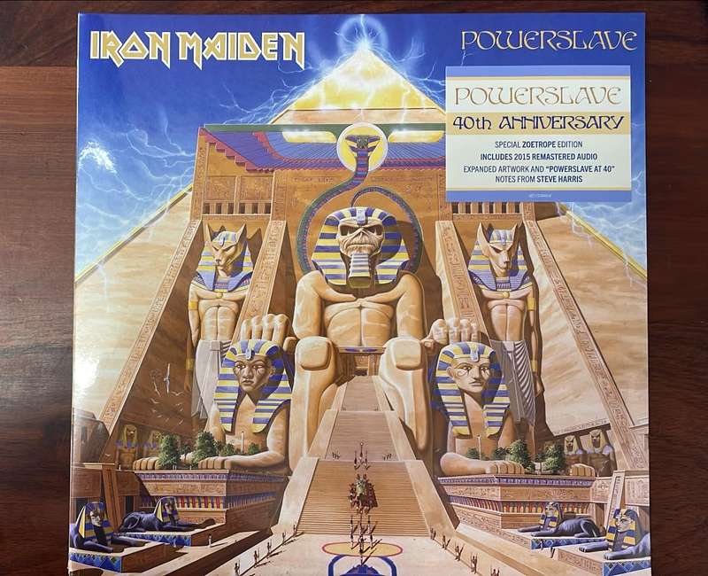 Iron Maiden - Powerslave (40th Zoetrope) vinyl record