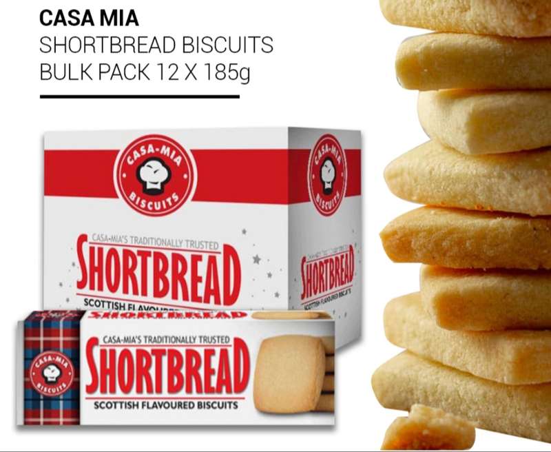 Biscuits Casa-Mia Range Choc Chip, Ginger, Oats Crunch, Lemon Creams and other flavors. 1 x 12