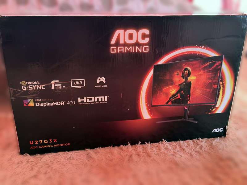 AOC Gaming U27G3X - 27 inch 4K UHD Monitor, IPs, 160Hz