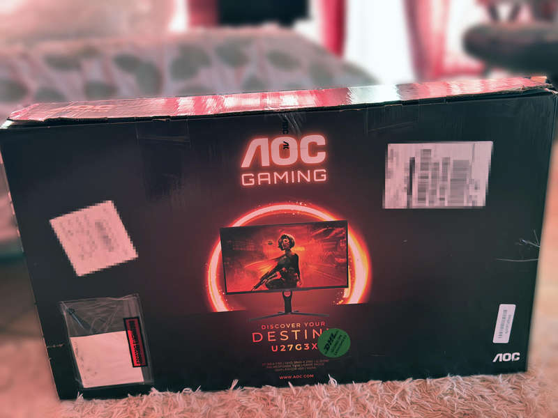 AOC Gaming U27G3X - 27 inch 4K UHD Monitor, IPs, 160Hz