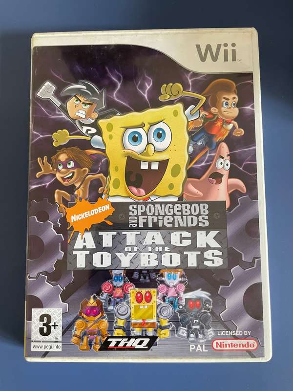 Spongebob and Friends Attack of the ToyBots (Nintendo Wii)