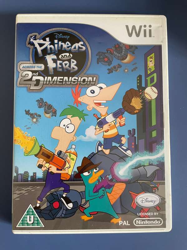 Phineas and Ferb Across the 2nd Dimension (Nintendo Wii)