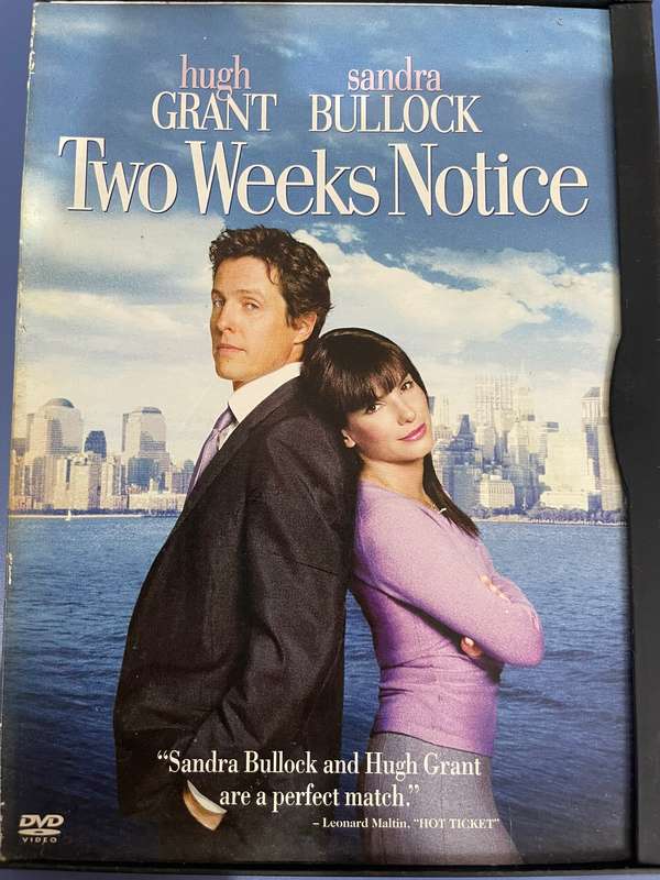 Two Weeks Notice DVD