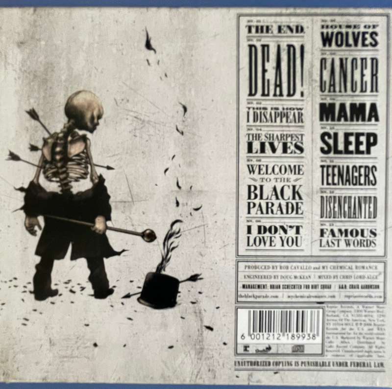 My Chemical Romance The Black Parade CD & poster
