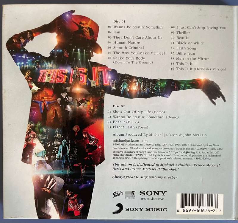 Michael Jackson's This Is It CD