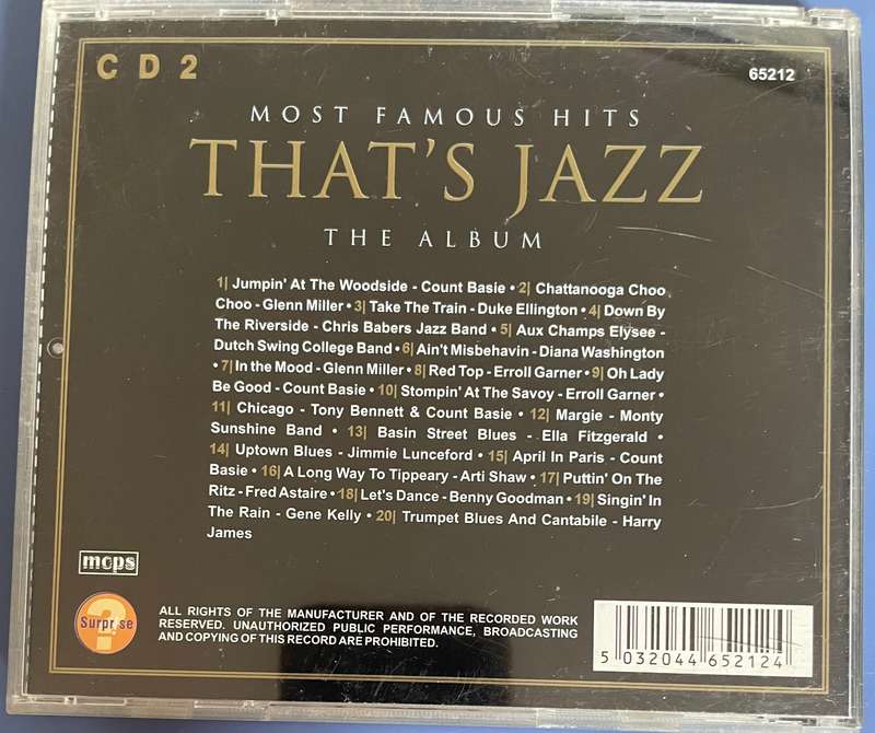 That's Jazz The Album Most Famous Hits CD