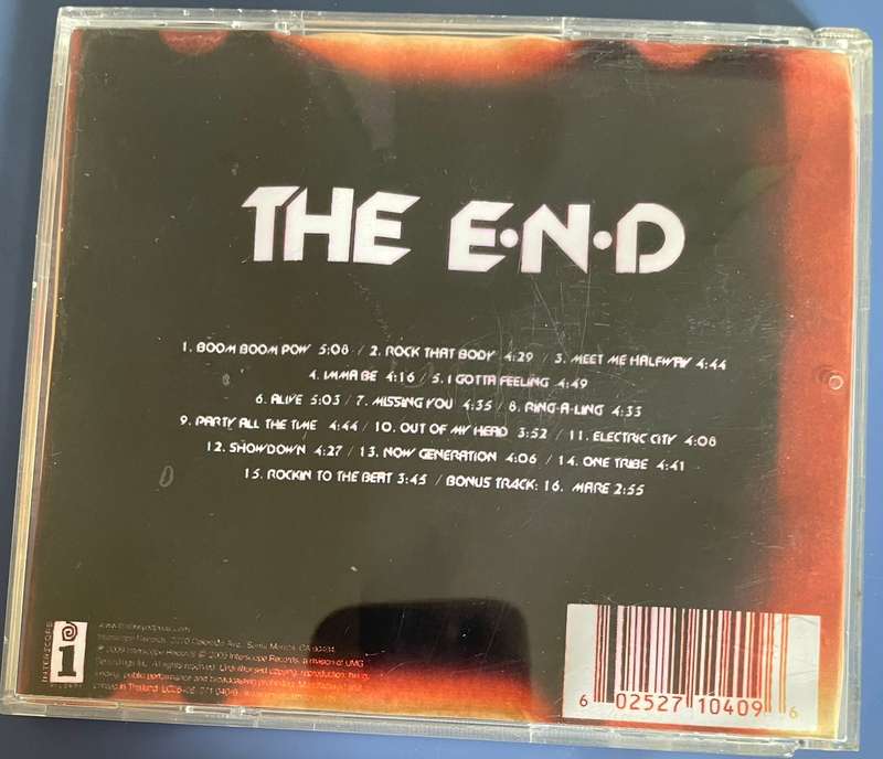 The Black Eyed Peas The End CD