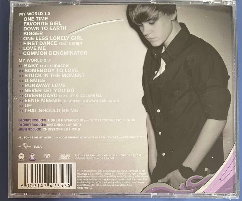 Justin Bieber My Worlds CD