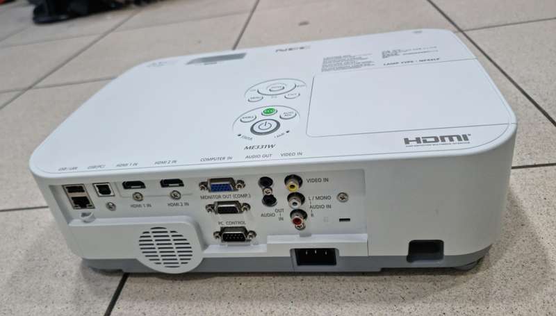 NEC ME331W Professional WXGA (1280x800) 3300 Lumens Desktop Projector