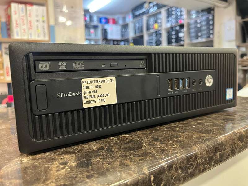 HP EliteDesk 800 G2 Desktop PC | i7 6700U 2.40GHz | 8GB DDR4 Ram |256GB SSD | Windows 10 Pro