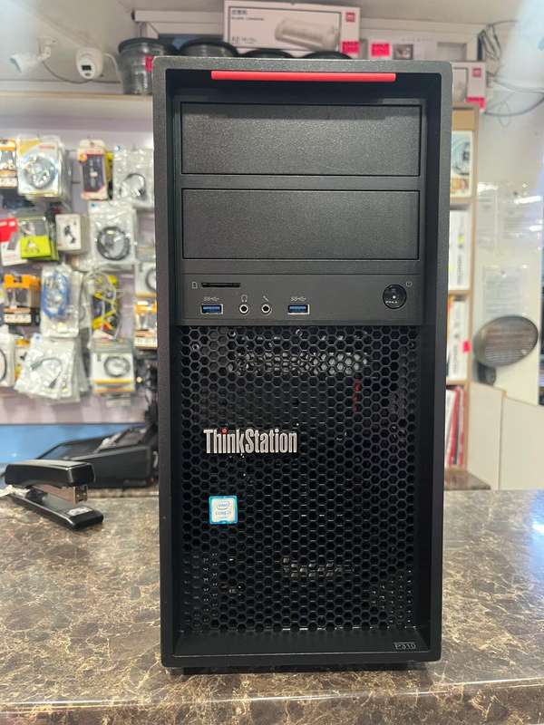 Lenovo ThinkStation P310 Tower Desktop PC, Intel Quad Core i7 6700 Preowned