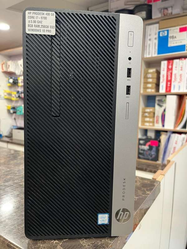 Refurbished HP ProDesk 400 G6 Intel i7 9th Gen 8GB 256GB SSD - WIFI Pre-Owned