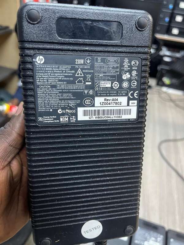 Original Hp Big Pin Charger 230w - 19.5v11.8a Refurbished.