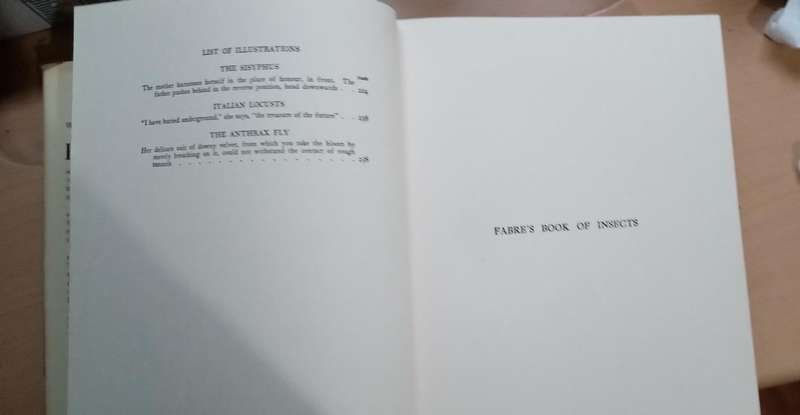 Fabre's Book of Insects 1936 E J Detmold Tipped-In Illustrated Plates