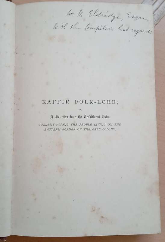 Kaffi,r Folk Lore  1882 First Edition by George McCall Theal
