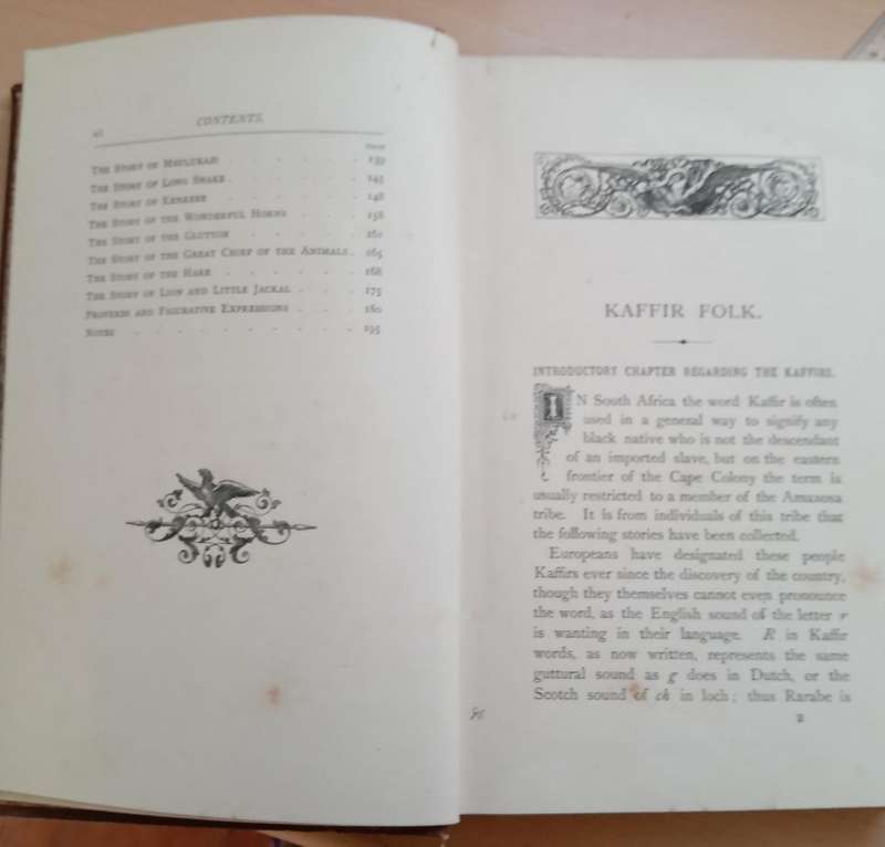 Kaffi,r Folk Lore  1882 First Edition by George McCall Theal