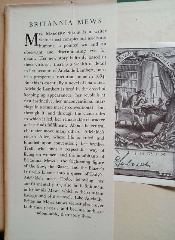 Britannia Mews-Margery Sharp 1946