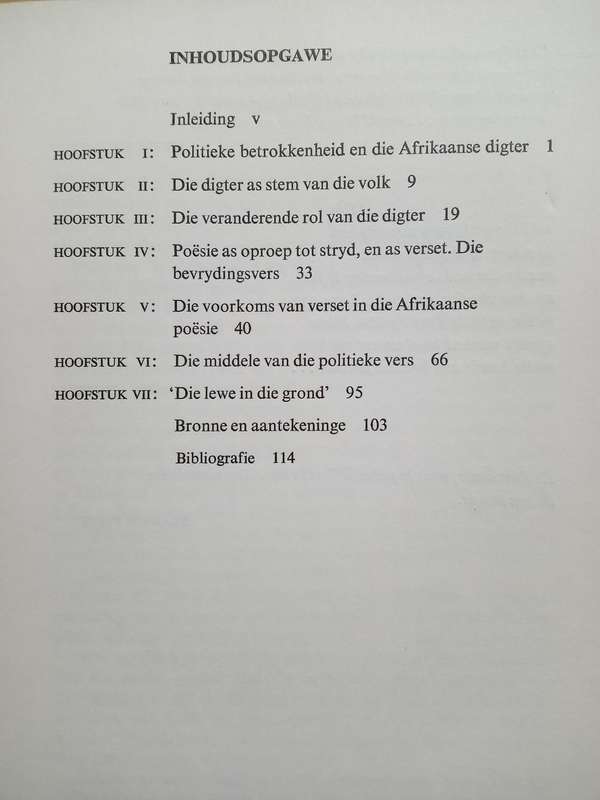 Poesie en Politiek: 'n voorlopige verkenning van betrokkenheid in die Afrikaanse poesie-A.J. ...
