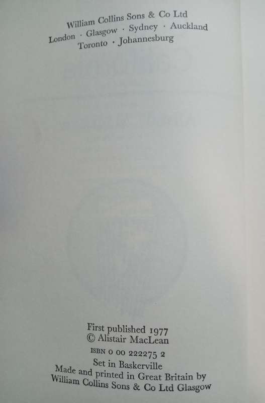 Goodbuy California-Alistair Maclean-1977 1st Edition