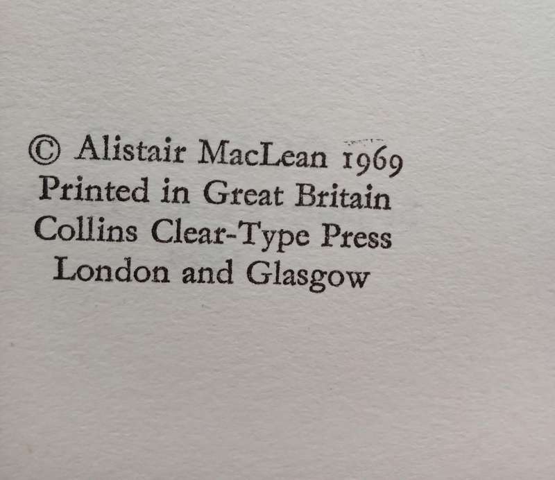 Puppet on a Chain - Alistair MacLean -1st edition 1969