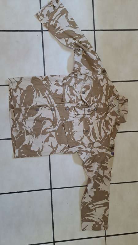 British tropical desert DPM shirt and trousers
