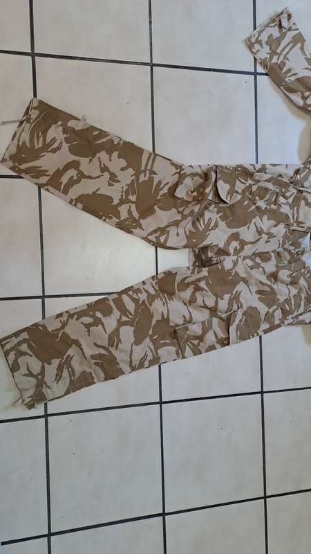 British tropical desert DPM shirt and trousers