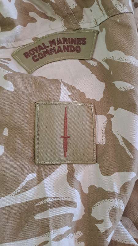 British tropical desert DPM shirt and trousers