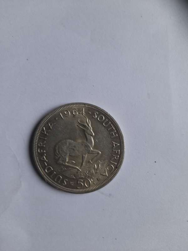 RSA Silver 50c 1964