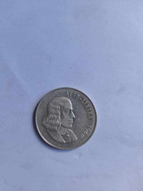RSA Silver R1 1966 Afrikaans