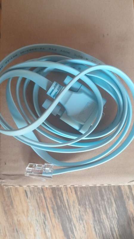 RS232 to RJ45 Console Cable Cat5 Ethernet LAN 1.5m