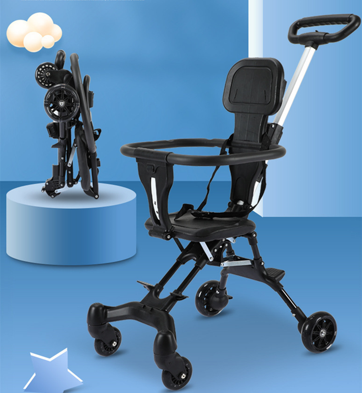 Comfortable children's stroller two-way foldable baby stroller