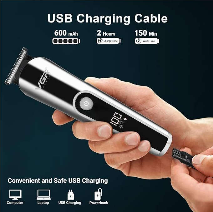 Rechargeable 11in1 IPX6 Grooming Kit, Trimmer for Men Waterproof