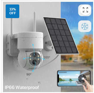 Solar Powered Smart Wi-Fi Camera