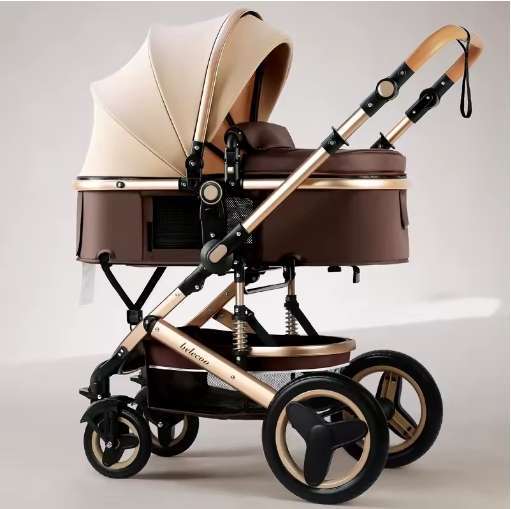 Baby Stroller 2 in 1 Foldable Pram