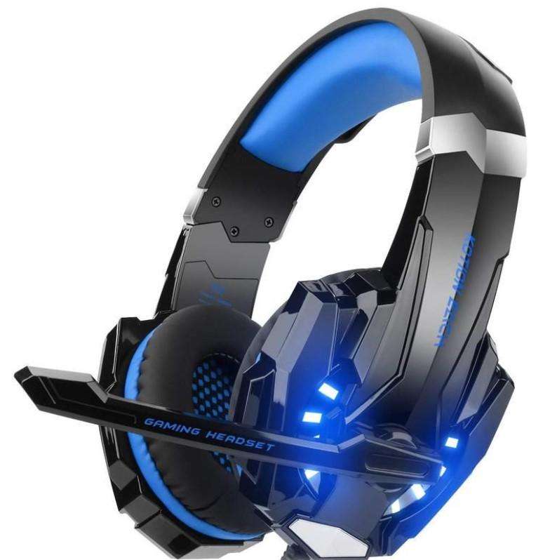 SECONDHAND Gaming Headphones with Mic & LED- G9000 Gaming Headset, Pro Headsets - Blue