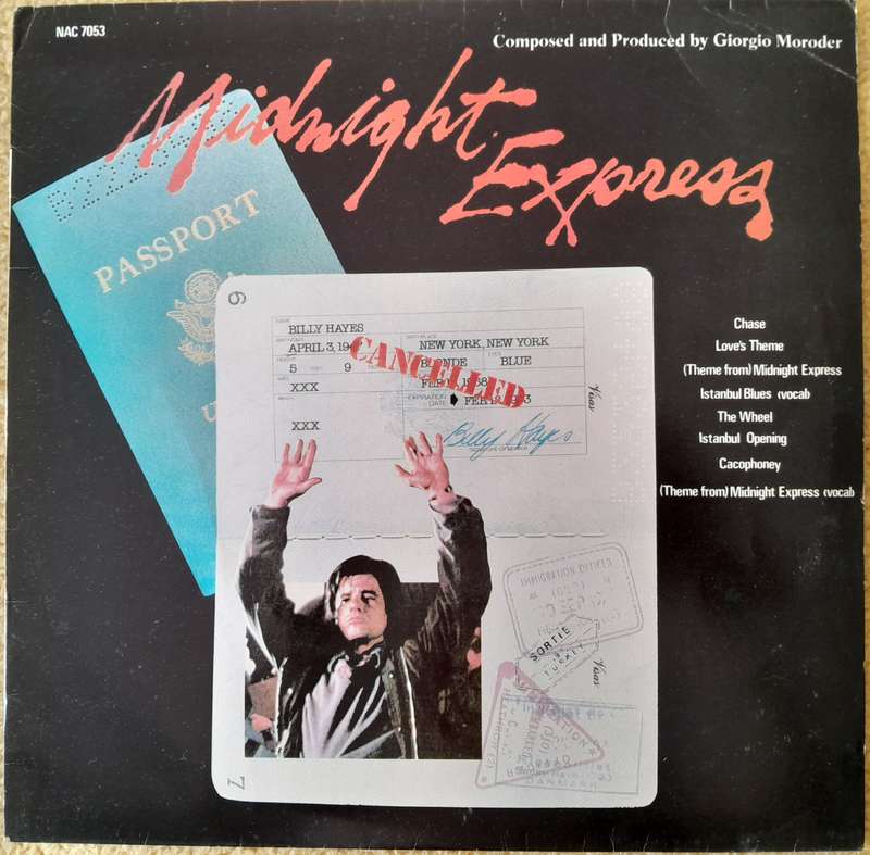 Midnight Express vinyl LP Record - Collector's Item - Music by Giorgio Moroder - Good memories!