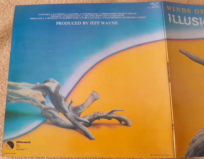 Winds of Change Illusions vinyl LP record - DOUBLE Album Jazz - Collector's Item