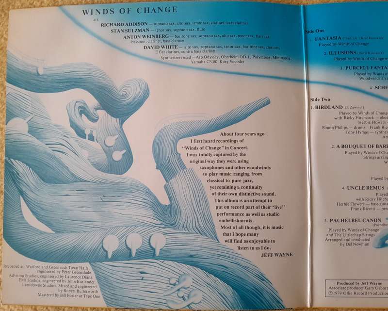Winds of Change Illusions vinyl LP record - DOUBLE Album Jazz - Collector's Item