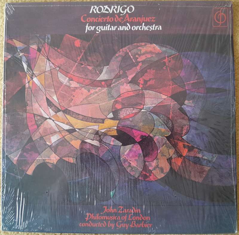 Rodrigo Concierto de Aranjuez for guitar and orchestra - vinyl LP record - A true classic!
