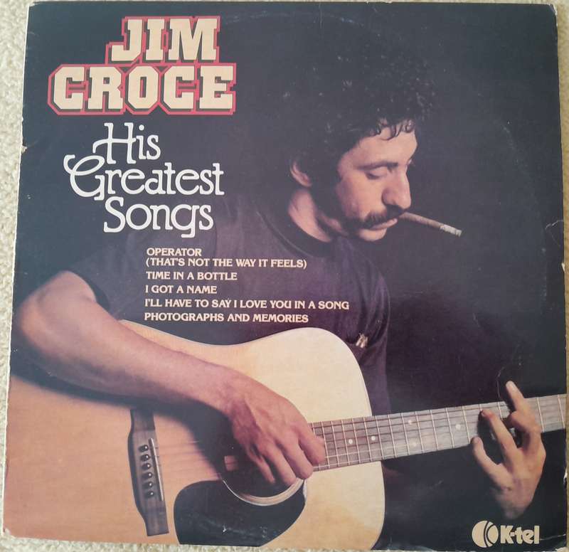 Jim Croce - His Greatest Songs - vinyl LP record - Collector's Item - American guitar viruoso!