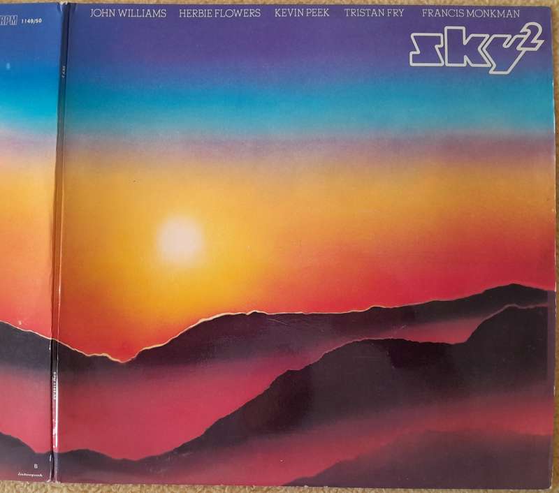 SKY2 vinyl LP Double Album - Featuring John Williams - Classic Rock fusion - Collector's Item